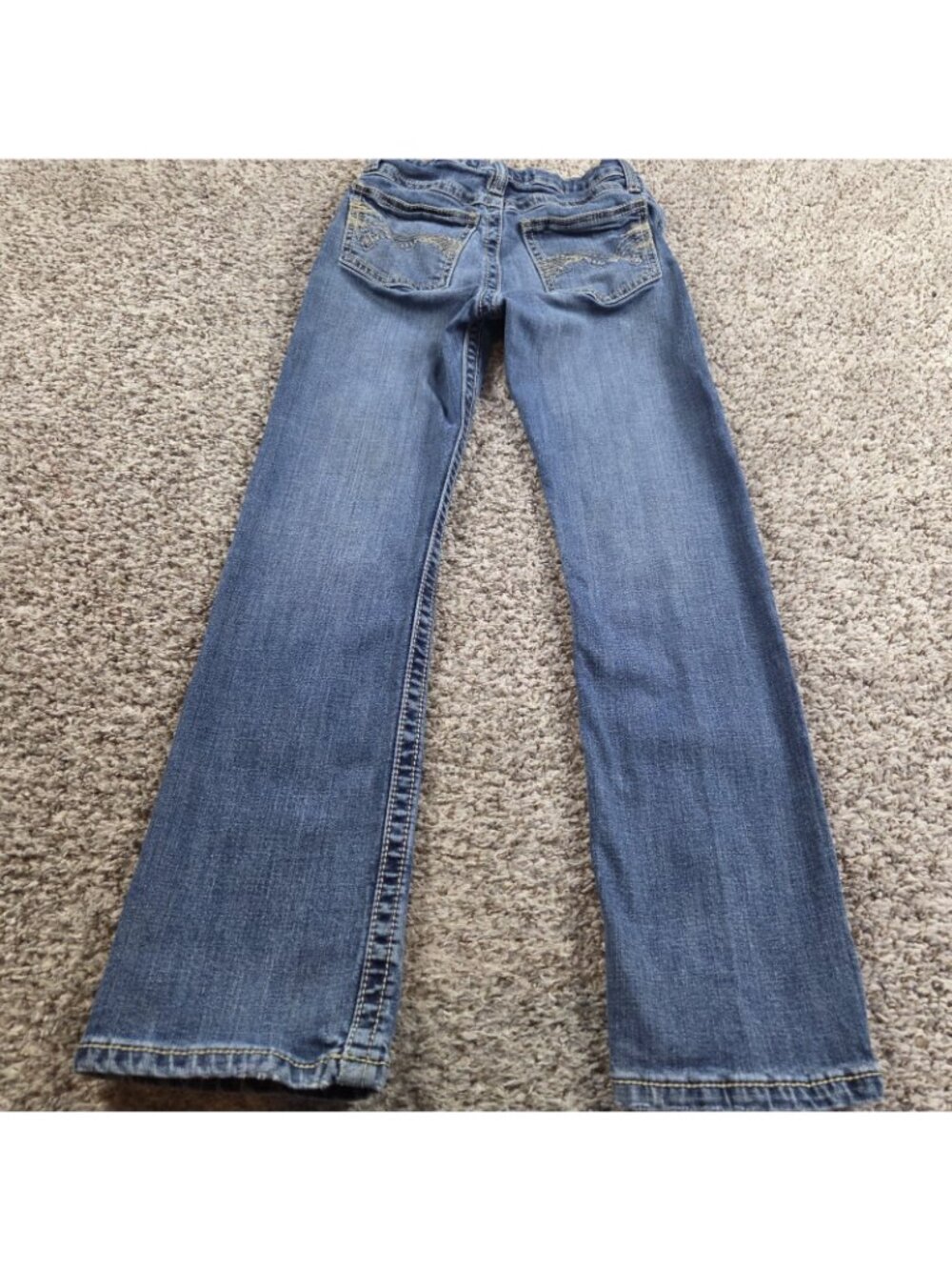 Wrangler 20X Jeans Boys 12 Bootcut Denim Dark Wash Read* - Picture 8 of 9